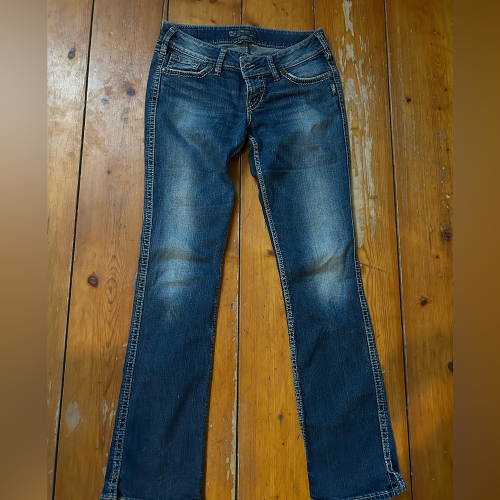 Silver jeans